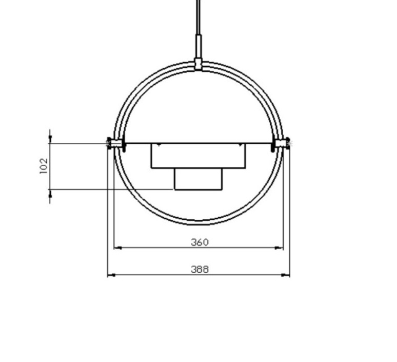 Multi lite large louis weisdorf suspension pendant light  gubi 10073809  design signed nedgis 147157 product