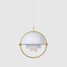 Multi lite pendant brass white  suspension pendant light  gubi 007 03132  design signed 39544 thumb