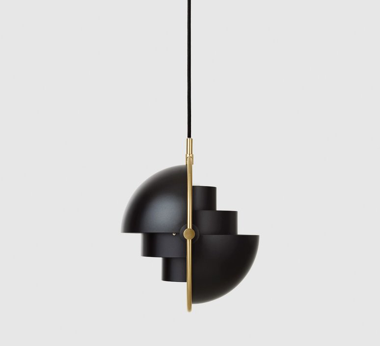 Multi lite small louis weisdorf suspension pendant light  gubi multilite small bl br  design signed nedgis 78334 product