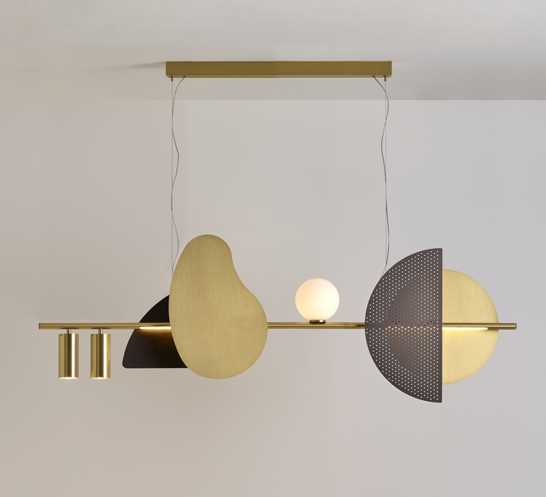 Nacho 1300 sylvain willenz suspension pendant light  cvl sunach130sbsbsg  design signed nedgis 165738 product