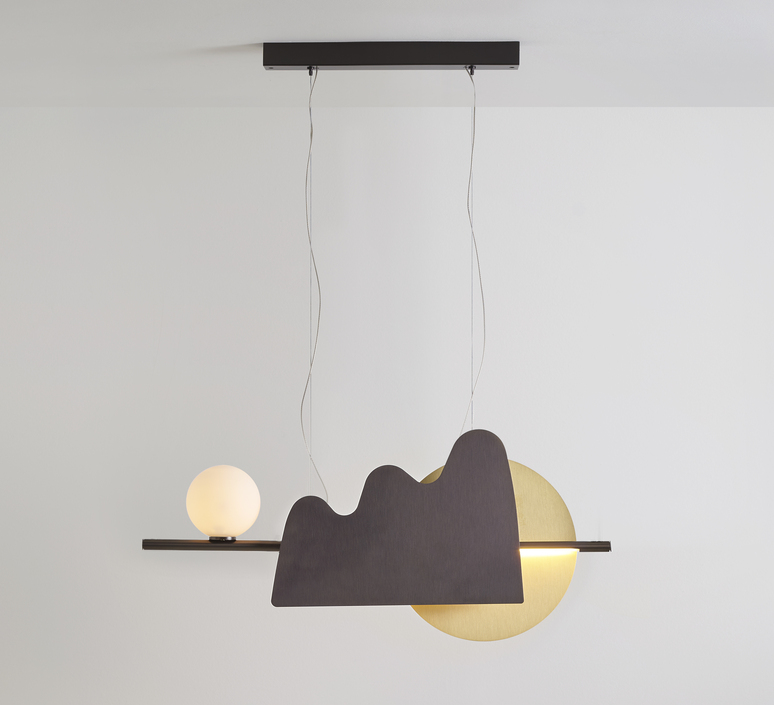 Nacho 750 sylvain willenz suspension pendant light  cvl sunach075sgsgsb  design signed nedgis 165742 product