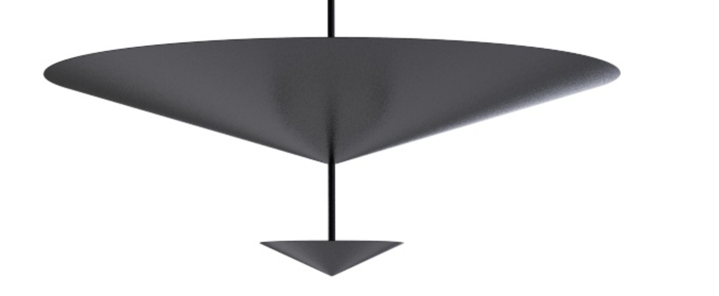 Suspension narciso noir mat led dim 3000k 1500 lm o110cm h135cm penta normal