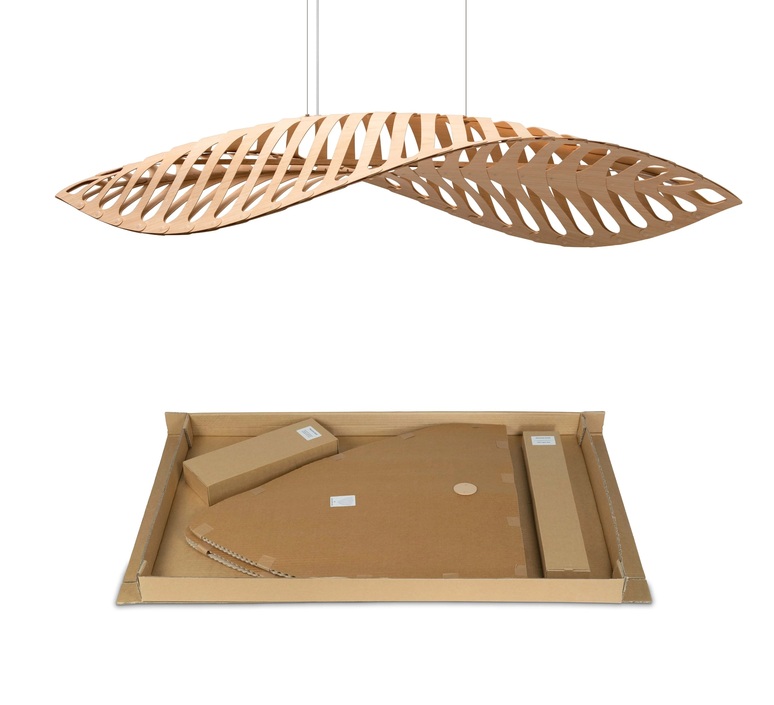 Navicula medium david trubridge suspension pendant light  david trubridge navicula medium bambou naturel  design signed nedgis 169240 product