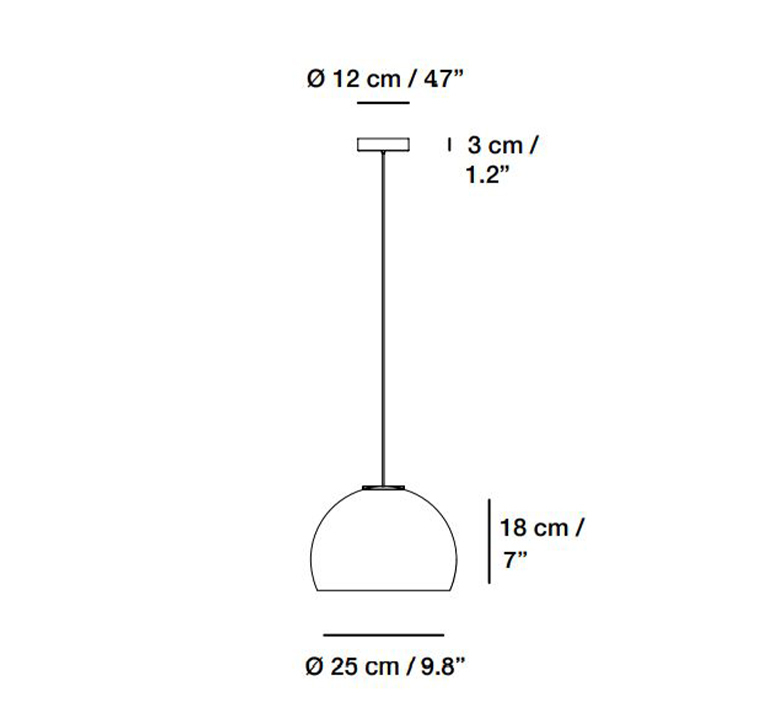 Neil xavier sole suspension pendant light  carpyen 3221001  design signed nedgis 100982 product