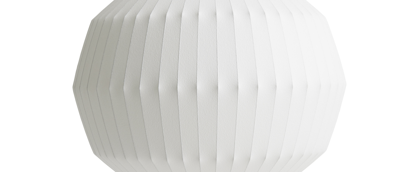 Suspension nelson angled sphere bubble l blanc casse o71cm h56cm hay normal