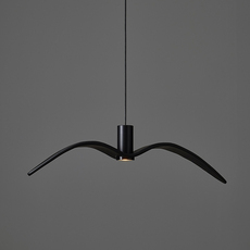 Nights birds pc1112 boris klimek suspension pendant light  brokis night birds pendent exterior pc1112 smokegreycgc882 blackccs1948 blackcecl2758  design signed nedgis 129677 thumb