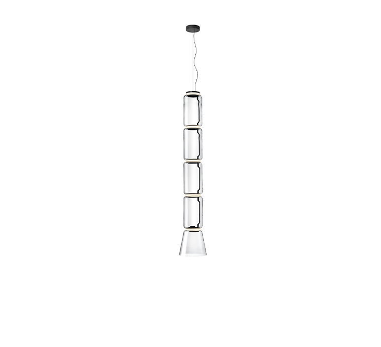 Noctambule 4 cylindres bas cone  konstantin grcic suspension pendant light  flos f0272000  design signed nedgis 110467 product