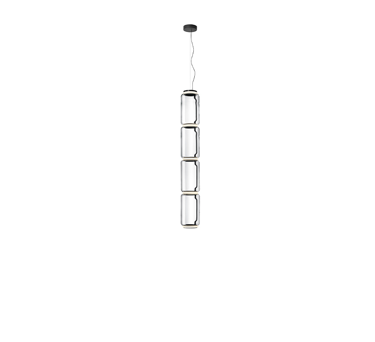 Noctambule 4 cylindres bas  konstantin grcic suspension pendant light  flos f0277000  design signed nedgis 110500 product