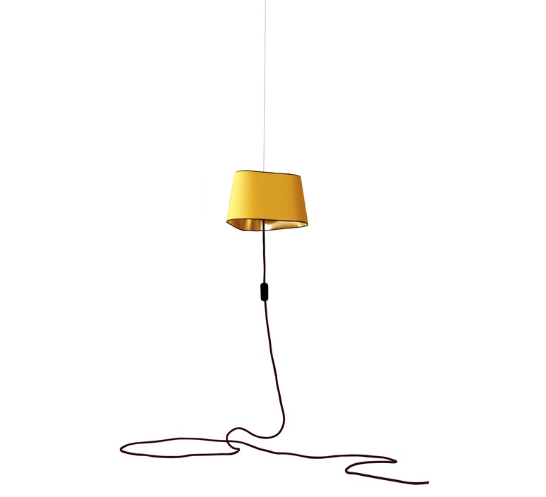 Lampe Petit Nuage - Jaune et Or - Designheure