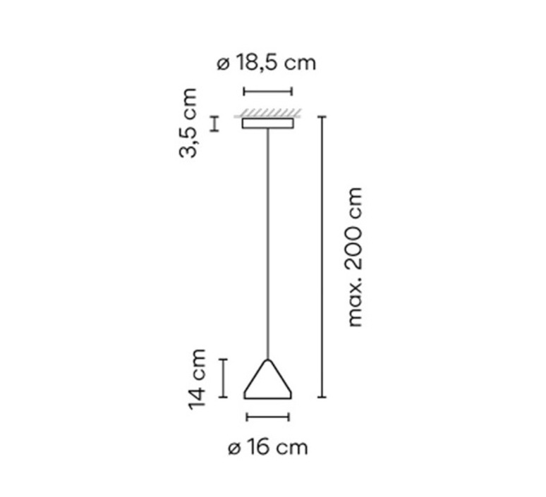 North 5662 arik levy suspension pendant light  vibia 566242 1b  design signed nedgis 205304 product