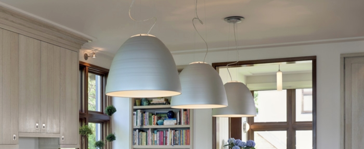 banner-image Suspension nur aluminium led 2700k 1882lm dimmable o55cm h43cm artemide normal
