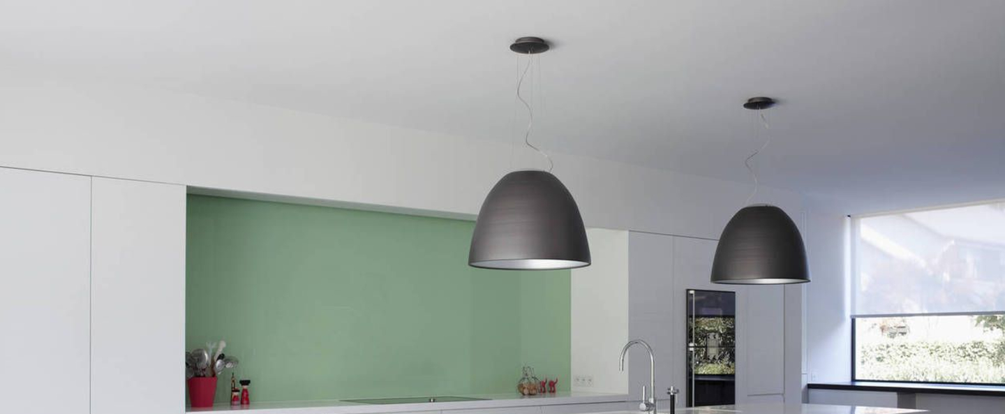 banner-image Suspension nur anthracite led 2700k 1882lm dimmable o55cm h43cm artemide normal