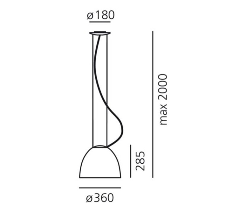 Nur mini ernesto gismondi suspension pendant light  artemide a244000  design signed 61364 product