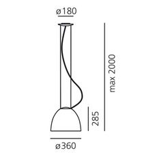 Nur mini ernesto gismondi suspension pendant light  artemide a244000  design signed 61364 thumb