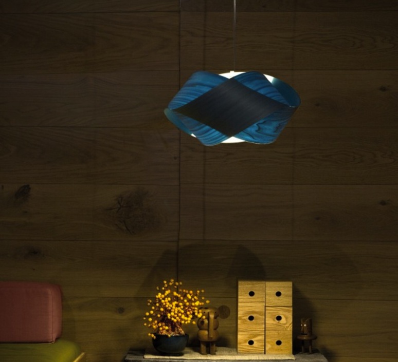 Nut s ray power suspension pendant light  lzf nut s 28 blue  design signed 30331 product