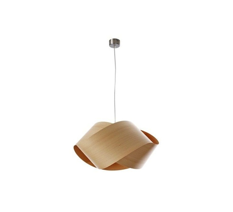 Nut s ray power suspension pendant light  lzf nut s 22 natural beech  design signed 30305 product