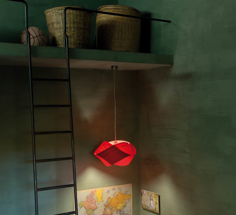 Nut s ray power suspension pendant light  lzf nut s 26 red  design signed 30283 product