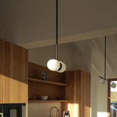 Nuvol double long mauricio obarrio suspension pendant light  contain nuv 114 matte black  design signed nedgis 135650 thumb