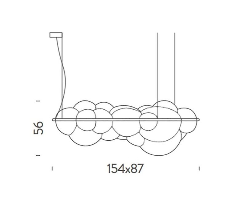 Nuvola mario bellini suspension pendant light  nemo lighting nuv lww 51  design signed nedgis 68863 product