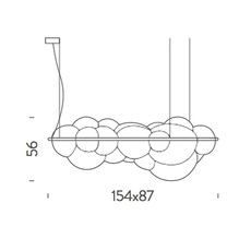 Nuvola mario bellini suspension pendant light  nemo lighting nuv lww 51  design signed nedgis 68863 thumb