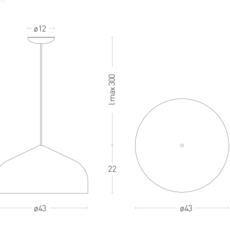 Odile m paolo cappello suspension pendant light  lumen center italia odim125  design signed 52637 thumb