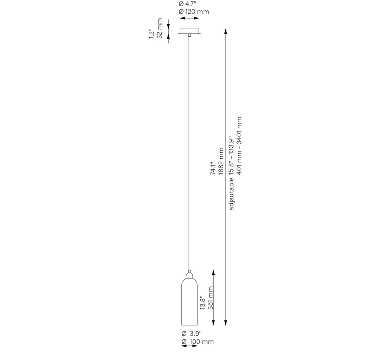 Odyssey single lg studio schwung suspension pendant light  schwung b163 lbb  design signed nedgis 149342 product