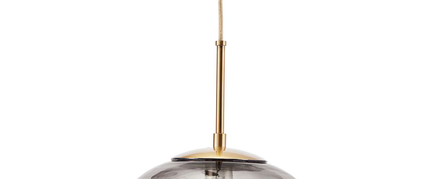 banner-image Suspension opal fume gris laiton o30cm h35cm house doctor normal