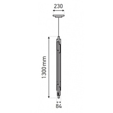 Org p v 1300 sebastian summa suspension pendant light  dcw org p v 1300  design signed nedgis 73977 thumb