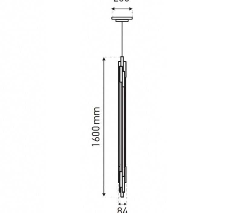 Org p v 1600 sebastian summa suspension pendant light  dcw org p v 1600  design signed nedgis 73983 product