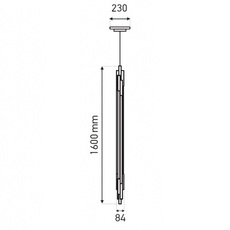 Org p v 1600 sebastian summa suspension pendant light  dcw org p v 1600  design signed nedgis 73983 thumb