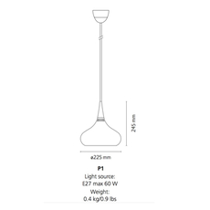 Orient johannes hammerborg suspension pendant light  nemo lighting 34192064  design signed nedgis 66339 thumb