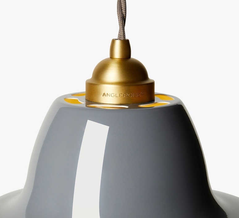 Original 1227 brass midi wide george carwardine suspension pendant light  anglepoise 33110  design signed nedgis 137666 product