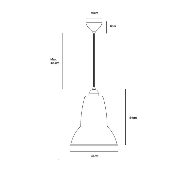 Original 1227 giant george carwardine suspension pendant light  anglepoise 31858  design signed 54968 product