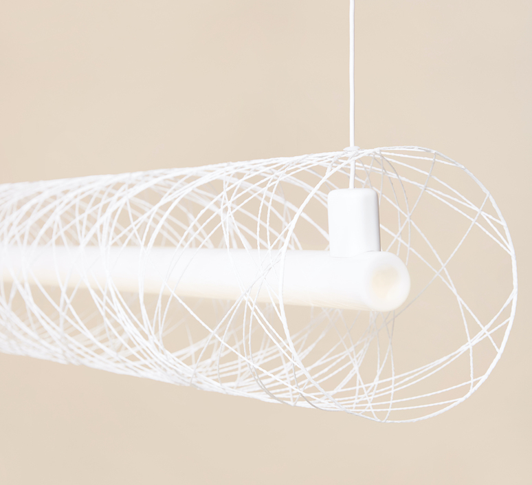 Out of order ooo soren blomaard anne lise heydra suspension pendant light  atelier robotiq ooo white  design signed nedgis 132290 product