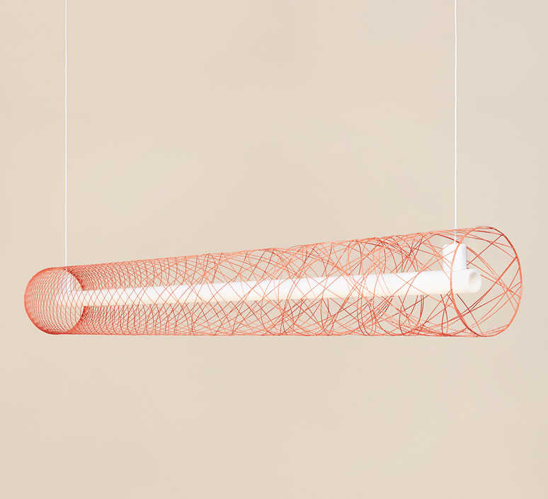 Out of order ooo soren blomaard anne lise heydra suspension pendant light  atelier robotiq ooo coral  design signed nedgis 132283 product