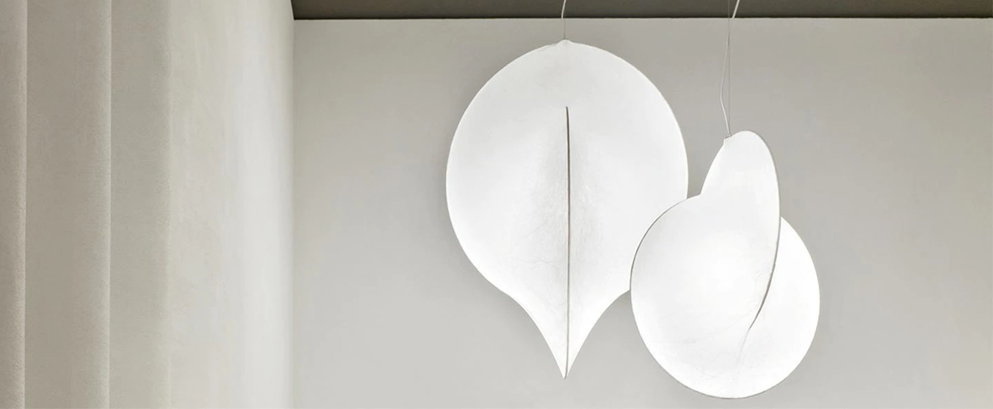 banner-image Suspension overlap 1 blanc o65cm h82cm flos normal