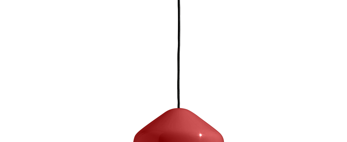 Suspension pao 230 rouge o23cm h10cm hay normal