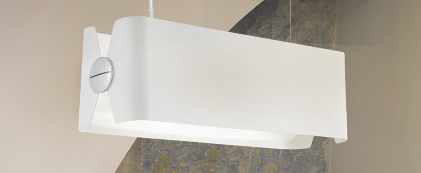 Suspension papillon blanc h120cm faro normal