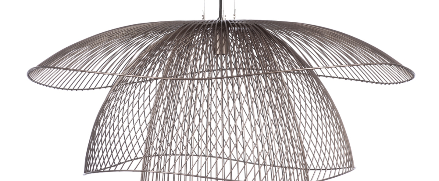 banner-image Suspension papillon l rose cuivre o100cm h65cm forestier normal