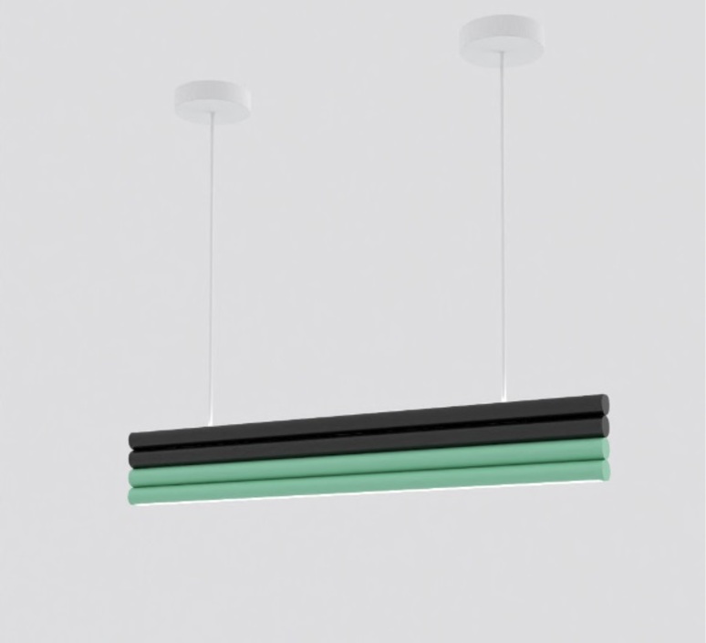 Parallel tubes gwendolyn et guillane kerschbaumer suspension pendant light  atelier areti 560ol p03 m0c 02 01 11  design signed nedgis 175827 product