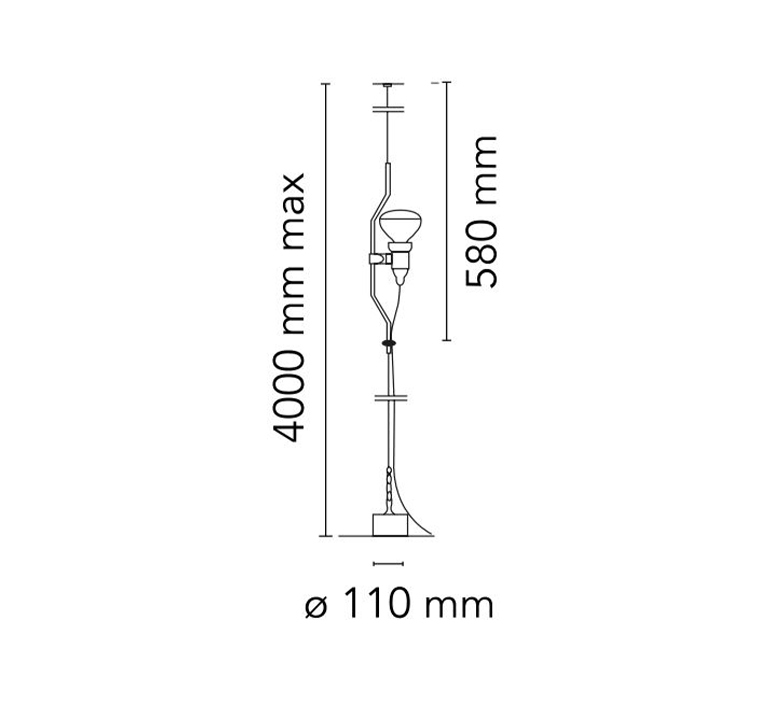 Parentesi dimmer achille castiglioni suspension pendant light  flos f5600009  design signed nedgis 97496 product