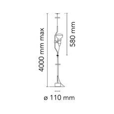 Parentesi dimmer achille castiglioni suspension pendant light  flos f5600009  design signed nedgis 97496 thumb