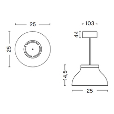 Pc linear pierre charpin suspension pendant light  hay 4104021009000  design signed nedgis 142154 thumb