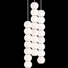 Pearls double b benjamin hopf suspension pendant light  formagenda pearlsdouble353b  design signed 41993 thumb