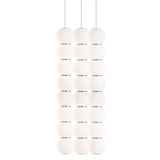 Pearls double b benjamin hopf suspension pendant light  formagenda pearlsdouble353b  design signed 41994 thumb