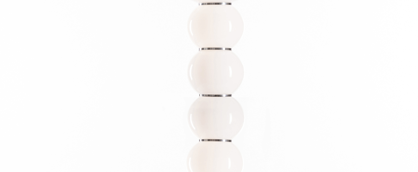 banner-image Suspension pearls double f chrome led o18cm h67cm formagenda normal