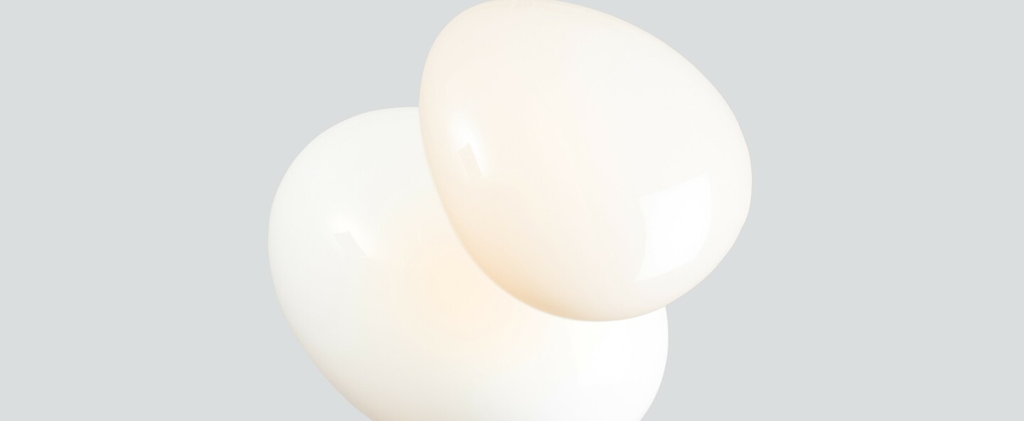 Suspension pebble a perle c perle blanc led dimmable 2700k l21cm h30 5cm andlight normal