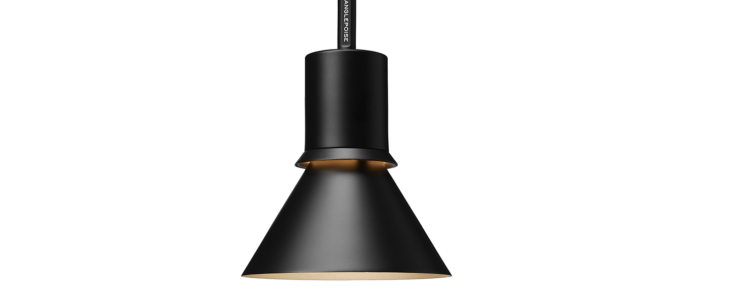 Suspension pendant light type 80 noir mat o14 5cm h20 6cm anglepoise normal