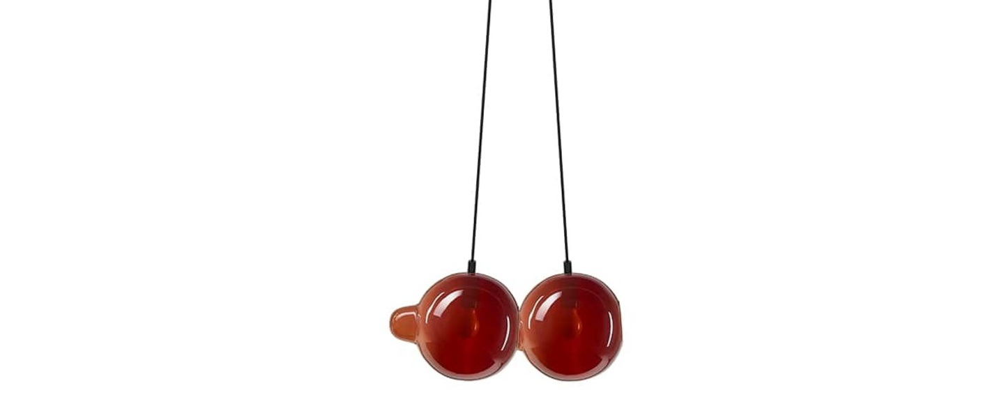 banner-image Suspension pendulum 2 rouge fonce l21cm h41 5cm bomma normal