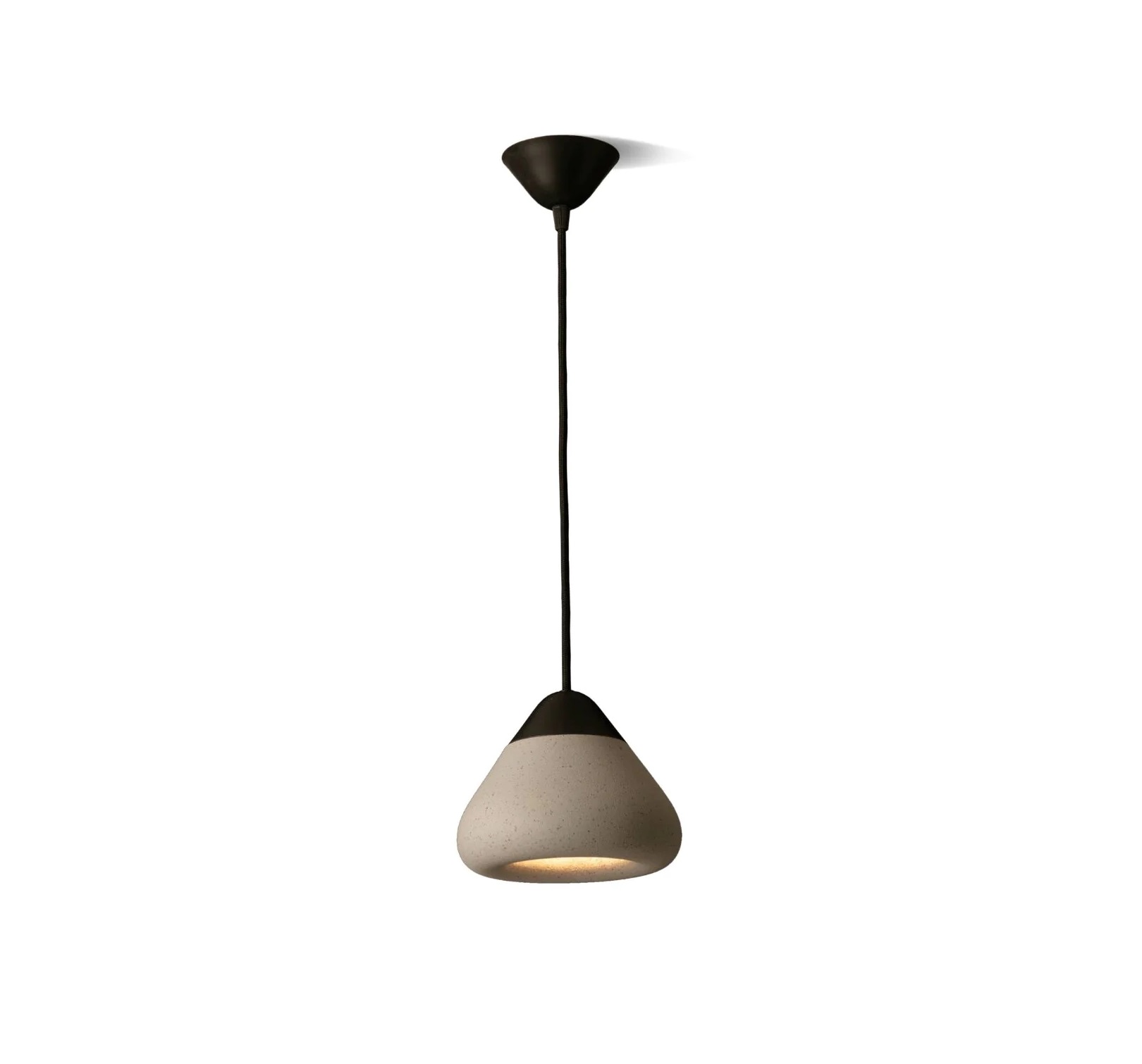Hängeleuchte, Pendulum, Beton matt, Ø17,5cm, H15cm - Toscot